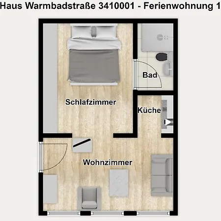 Haus Warmbadstrasse 1 * ג'וסט